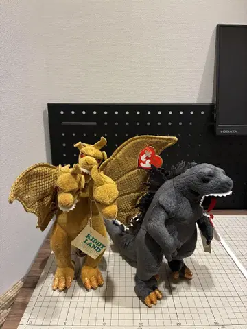 고질라 킹기도라 봉제 인형