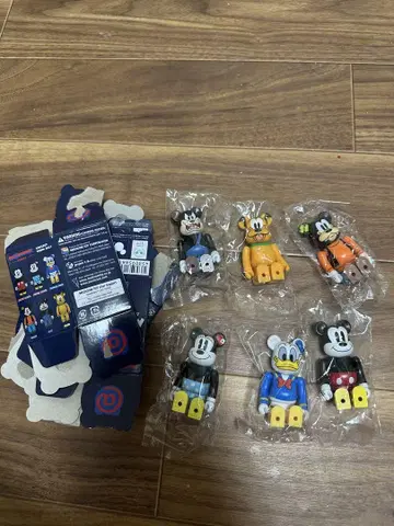 베어브릭 미키 프렌즈 6개 세트
