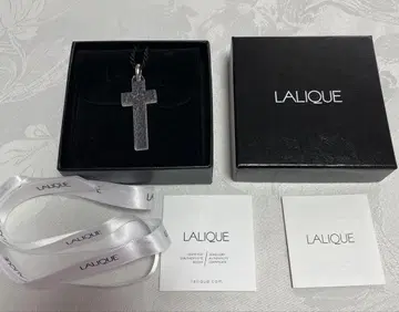 라리크 생 마티외 크로스 펜던트 목걸이 LALIQUE