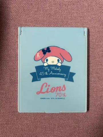 세이부 라이온즈 마이멜로디 콜라보 컴팩트 거울
