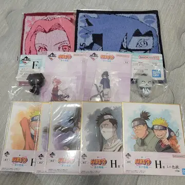 제일복권 NARUTO 나미노쿠니 편 E상 F상 G상 H상 세트