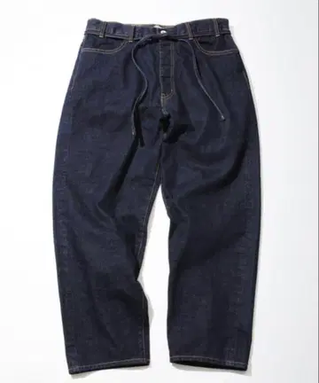 CAHLUM 셀비지 데님 팬츠 배기