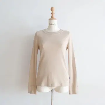 시루무린 올드 코튼 베이직 롱 슬리브 그레이지