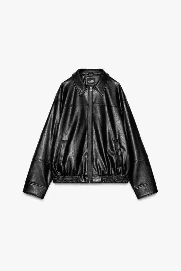 [ 새상품 ] ZARA 가죽 봄버 자켓