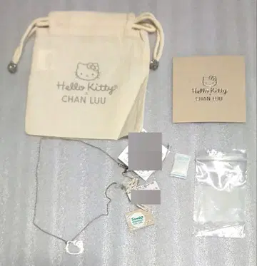 헬로키티 실버 목걸이 CHAN LUU & SANRIO 은제
