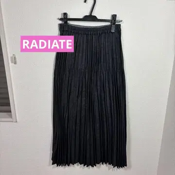 RADIATE 라디에이트 플리츠 스커트 블랙 미사용품 사이즈 9호
