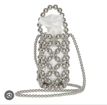 METAL BALL BEADS BAG 실버