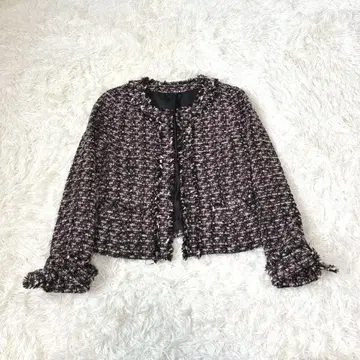 ANAYI 아나이 트위드 자켓 노카라