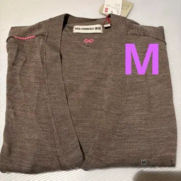 유니클로 아냐 힌드마치 메리노 오버사이즈 V넥 가디건 M