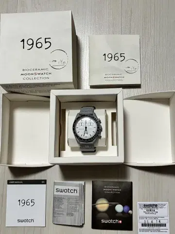 OMEGA Swatch Bioceramic MoonSwatch 1965
