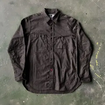 ENGINEERED GARMENTS 블랙 샴브레이 워크 셔츠