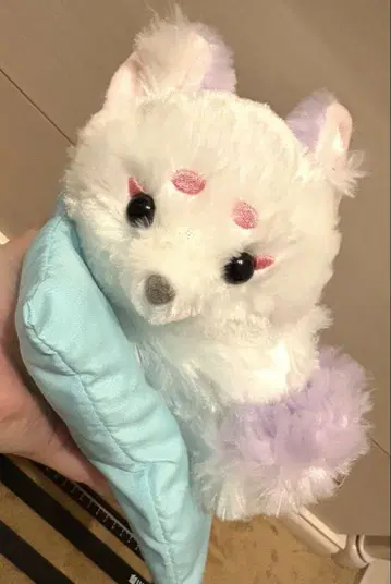 초콘과 여우 뒹굴뒹굴 졸음 쿠즈키리 봉제 인형