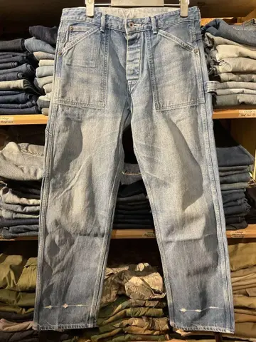 CANTONxBeaut&Youth 페인터 팬츠 데님 30