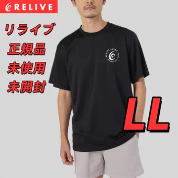정품 보증 ReLive 리라이브 셔츠 블랙 LL 사이즈 미사용 새상품