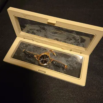 Aroma Flat 여성용 손목시계 BLACK