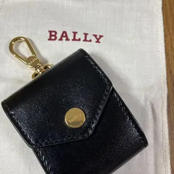 BALLY 블랙 가죽 키케이스