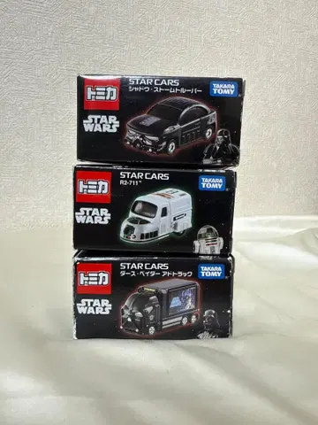 스타 [미사용 새상품] 워즈 토미카 STAR CARS 3세트