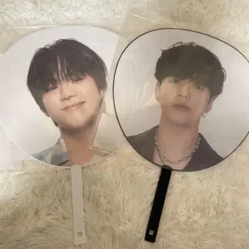 TREASURE 재혁 부채 2개 세트
