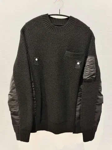 sacai 사카이 도킹 니트 MA1 풀오버