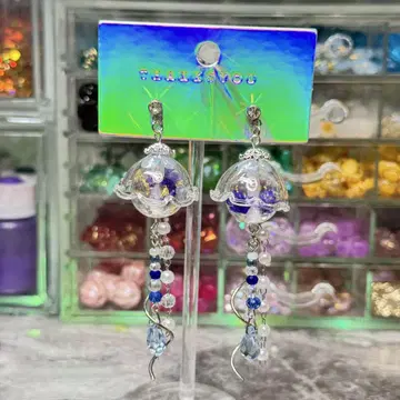 해파리 귀걸이
