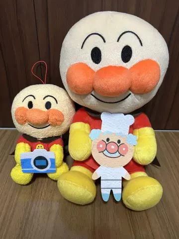 [ 새상품 ] 호빵맨 봉제 인형 2세트
