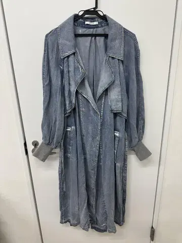 ayane 텐셀 데님 트렌치코트