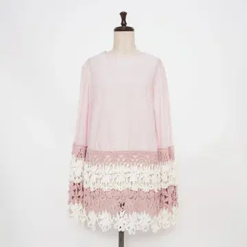 MICHAELA BUERGER 도킹 블라우스 핑크 XS *GD231
