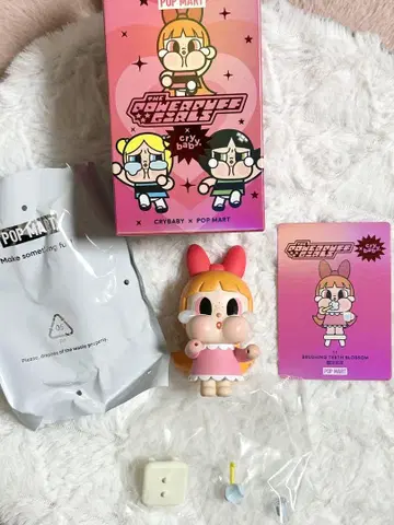 POP MART Cry Baby 파워퍼프 피규어