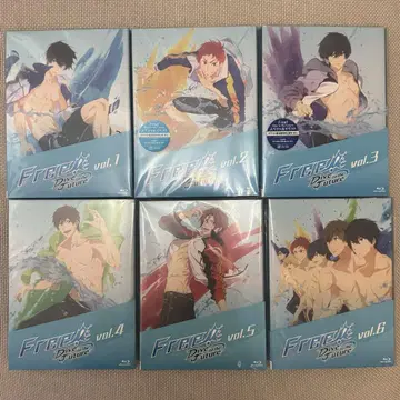 Free! DF 블루레이 초회판 전 6권 세트 블루레이 DVD