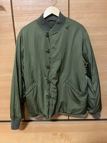 ARMY TWILL 리버서블 보아 라이너 블루종