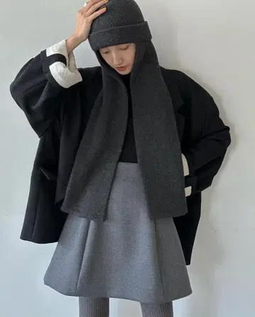 CLANE MUFFLER KNIT CAP