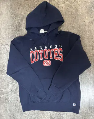 RUSSELL ATHLETIC 칼리지 로고 후드티