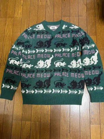 PALACE V넥 스웨터 L