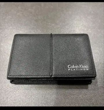 Calvin Klein Platinum 명함지갑 블랙