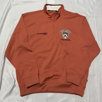 FILA SPORT 하프 지퍼 트레이닝복 골프 오렌지