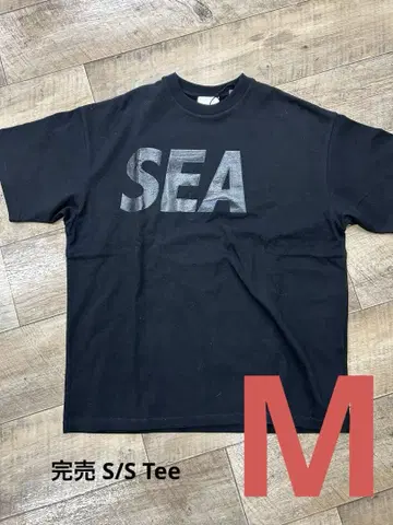 [ 완판템 ] WIND AND SEA SEA S/S Tee BLACK M