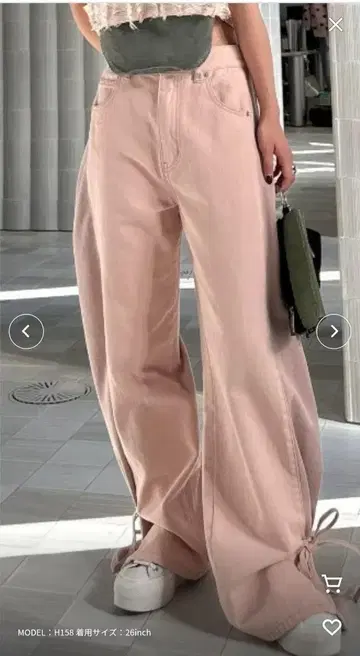 SIDE SWITCH 2WAY RIBBON DENIM PANTS 24