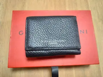 GIANNI CHIARINI 블랙 3단 폴더형 지갑
