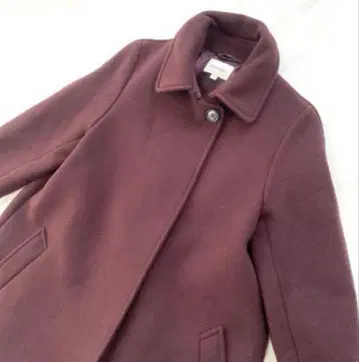 새상품급 Steven Alan 비버 텐트 코트 보르도 울