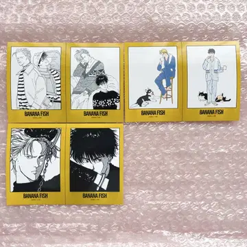 BANANA FISH L판 스티커 폴라로이드 3장 세트