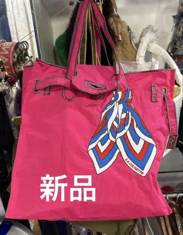 LA COUSETTE 핑크 에코백 M 사이즈 새상품