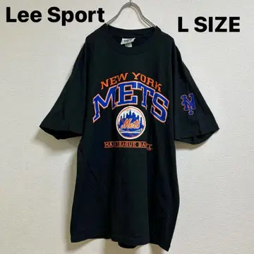 새상품급 Lee T셔츠 리 뉴욕 메츠 반팔 L 블랙 MLB