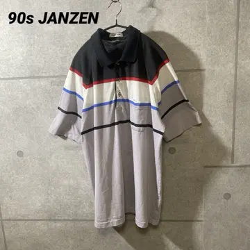 90s 빈티지 싱글 스티치 JANZEN 얀센 레트로 피케 셔츠