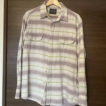 올드 유니클로 FLANNEL 긴팔 셔츠 XL 사이즈 스트라이프