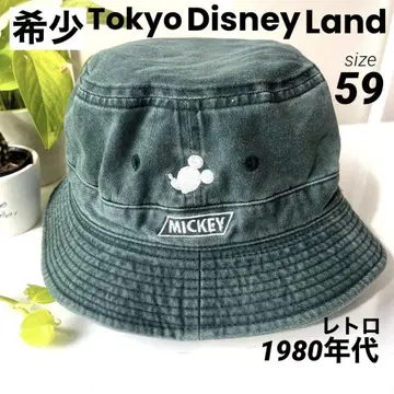 [ 빈티지 ] 디즈니랜드 미키 버킷햇 레트로 완판템 59
