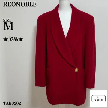 REONOBLE 1975 테일러드 자켓 M 레드 골드버튼