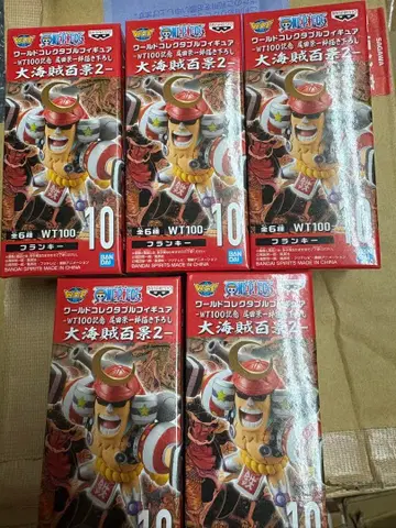 원피스 월드 컬렉터블 피규어 월드 컬렉션 대해적백경 프랭키 5개