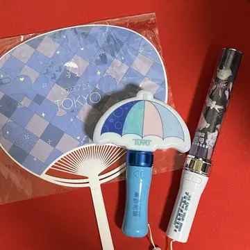 츠유 응원봉 부채 묶음 판매