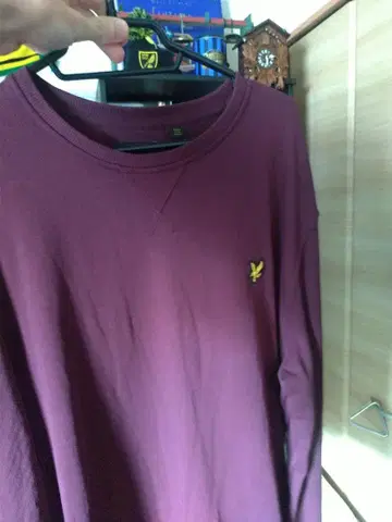 Lyle and Scott Mens sweater burgundy