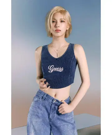 GUESS/(W)LADIES' Knit Tank Top